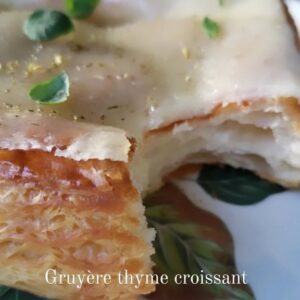 Amy Bouzaglo Instagram - Savory Cheese and Thyme #croissant
