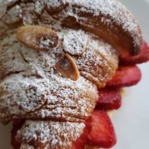 Amy Bouzaglo Instagram - Strawberry Vanilla Almond Cream #croissant