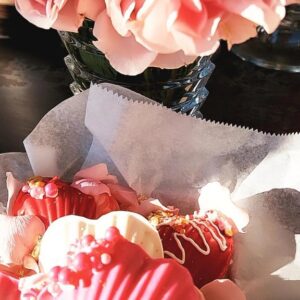 Amy Bouzaglo Instagram - #chocolate #Dipped #madeleines #valentines #cookies