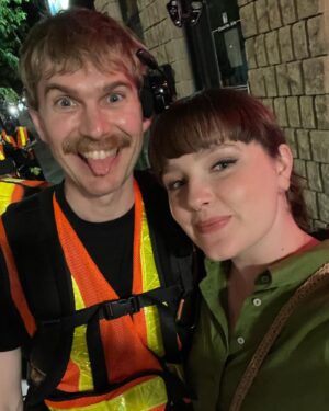 Amy Forsyth Instagram - We made a movie!! It’s over!! I cry!!
