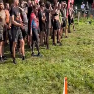 Amy James-Kelly Instagram - TOUGH MUDDER NORTH WEST 2023
••••
15km of mud, water, hills, and the wackiest obstacles since Richard Hammond and his Big Red Balls.
••••
Like Fall Guys, but real life, and you don't bounce if you fall. And you pay to do it. And you hurt for days after. And you run for way more than a couple of minutes. And there's no bright colours, it's all just grass and mud. So it's nothing like Fall Guys really. 
••••
I've been nervous about this for months - two surgeries later and I'm negotiating this event with a body that needs to do more than just train to run for a bit... There were obstacles I was on doctor's orders NOT to attempt (and I didn't, dw) But I conquered it. All 15k. And when I had to miss out an obstacle (like the two that electrocute you) I made sure I pelted it to the next one, just so no one could say I had an easy day of it 😜. We all crossed the finish line together, caked in mud, water, sheep shit, blood and sweat. And dya know what? I had a belting time. I have crap upper body strength so fell off every single set of monkey bars I crossed paths with (into the most horrible 'water'), but I did do two obstacles that triggered my claustrophobia so I'd say I redeemed myself...
••••
Matt, Will, Andy and of course Dan, who I absolutely not in a million years could have done this without, right from training to pulling me up the last few feet of that wall as I dangled from his arms. (And there's evidence within these photos that he had rather a nice time assisting me too, I guess... 😜)
••••
Can't wait to see the official photos from the event and be greeted by some ridiculous shots of me going arse over tit... @toughmudder