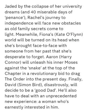 Amy James-Kelly Instagram - HARK - GOOD NEWS, BROTHERS AND SISTERS.
Season 2 is nigh, prepare thy souls.