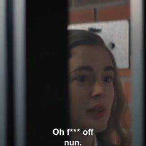 Amy James-Kelly Instagram - Would you like to hear about God?
Then catch #EveryoneElseBurns on All4 @channel4 and @thecw for my friends over the pond.
Can't WAIT to shoot S2.