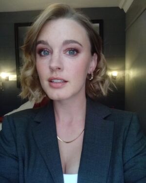 Amy James-Kelly Instagram - There may be no official evidence that we were there, but we were there...
•
Everyone Else Burns goes to Edinburgh! AND we can now finally announce that we will soon be filming SEASON 2!!! YOU PRAYED, WE HEARD.
•
Being nominated was a HUGE honour in itself and a wonderful surprise was ending up sharing a meal with @aliyahodoffin before dancing to a Paolo Nutini cover outside the lift and ultimately CRASHING. (Our energy crashed, not the lift).
•
Hair and makeup by the amazing @miacurrie.hair.makeup 
Suit from the equally amazing @shopdusty