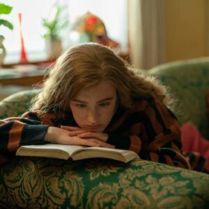 Amy James-Kelly Instagram - And so this is it. The end is nigh.
Everyone Else Burns will conclude tonight at 10pm on Channel 4. 
The love you've shown for this show has made a wonderful experience even more wonderful. Blessings to you all.
I ADORE Rachel - spending all day every day being an awkward teenage mess with a perpetually furrowed brow was a JOY, as you can tell from the last two pictures of me being me... Fingers crossed I see her again soon...
Venturing into the world of comedy has been glorious - I've been paid to cry since my career began so this was a great new challenge. Long may it continue! (Although, future employers, I will still cry for money, I'm really good at depressing audiences please don't think I won't because I so will please hire me please goddamnit).
•
#EveryoneElseBurns #All4 @jax_media @channel4 @universalintlstudios