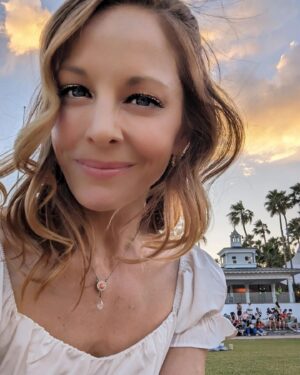 Amy Paffrath Instagram - A blond, a brunette & a redhead go to @coachella 🦋🌈🎡✨💖 no better festival duo than @lauren_koeppe   @pagejeter 
Day 1 was a dream 💭 and when my head finally hit the pillow after 8  hours of dancing, there was @honeymoon on her motorcycle giving us all compliments and encouraging me to write my book. Live like Lana. Be weird, dark and crazy. To thine own self be true and the people who your moody melodies are meant for will receive your artistic vision fully. Grateful to experience this iconic performance and be present for it. It's a beautiful life. Don't miss it 🫶🏻🎶

#coachella #dancinginthedesert #lanachella #iykyk
