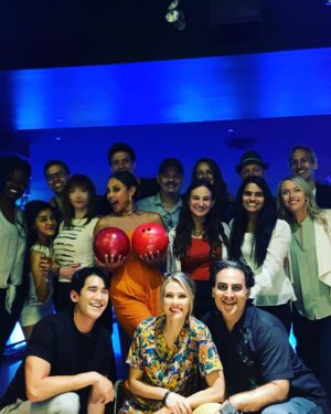 Amy Rutberg Instagram - Paley Fest 2022! Celebrating the #NCIS franchise! So excited to see my @ncishawaiicbs peeps in LA. There was drinking and bowling and more drinking. For the record- @vanessalachey is one of the greatest human beings to ever step foot in Hollywood and a pretty good bowler too! paleyfest #ncishawaii #paleyfest