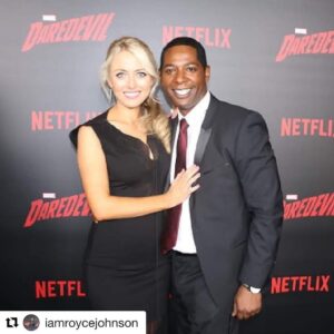 Amy Rutberg Instagram - Love my @iamroycejohnson ! Great memory. #daredevil season 2 premiere. @daredevil @netflix @marvel #savedaredevil #setlife #mondaymotivation