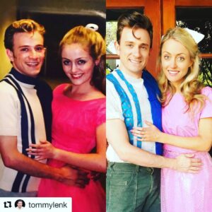 Amy Rutberg Instagram - Ah 20 years later! Before #daredevil And #buffythevampireslayer We were in a production of “Bye Bye Birdie” in Camarillo California. You should follow @tommylenk if you don’t. His fashion creations from his closet are truly epic. #tbt #lenklewkforless
