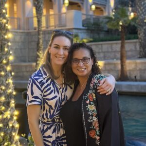 Amy Williams Instagram - My time in Dubai has come to an end. It’s home time tomorrow back to the kiddos and picking up our new puppy 🥰🐕🐾!!

It’s been the most amazing time catching up with wonderful friends @barkerlayton and @ross.layton2020 and their family.

Wonderful switching off time for a few days away, relaxing, eating, walking, and a HUGE amount of chatting!! 

Great to have spoken at the @bloomworldacademy school and inspire the children. 

@rachel.blackburn2016 can’t believe we also managed to spend an evening together too. My dear dear friend (for life 🥰🥂). And to have caught up with one of my online clients, who lives here and has done AWESOME in his training these past months following his online training program, workouts and nutrition plans📉. So proud of you 👏🏻.
Check out his stats (last pic).

#dubai #visitingfriends #hometime #relaxing #onlinecoaching #onlinetraining #fitfam