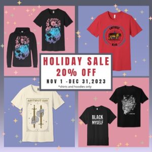 Amythyst Kiah Instagram - Holiday Sale is running now in my online store, including new hoodies! 20% off all shirts and hoodies. Shop at the link in my bio✨
