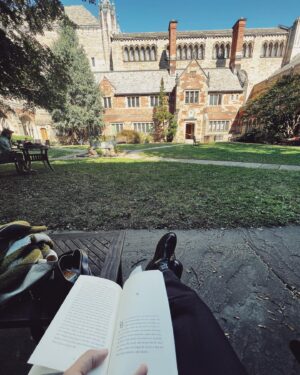 Amythyst Kiah Instagram - Had the best French toast (not pictured), then picked up some new books and studied them at @yale’s library. Quite the perfect morning.