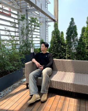 An Woo-yeon Instagram - 인터뷰 비하인드