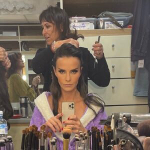 Ana Alexander Instagram - Anybody knows peep's at @ringsofpowerprime ?? I think I am almost camera ready 🤓
Thanks to my really talented and mega-sweet ladies on @azbuka.naseg.zivota , @danijela_makeup_artist, and Teta Mira... EMINA has a lovely long mane. 
.
.
.

.
.
..
.
.
.
.

.
.
.
.
.
.

.
#makeup #makeupartist #hair #longhair #hairextensions #tv #tvshow #fun #elf #strongwomen #talent #joy #work #onset #la #belgrade #darkhair #eyeliner