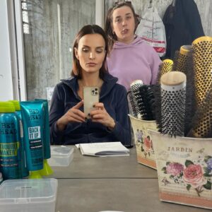 Ana Alexander Instagram - I was lucky to do back home again and work on a fantastic TV show @crnasvadba with a brilliant creator/director and producers and a great, kind, capable crew!  Sadlly I can’t say much about it but I am excited. 🙌 Thank you all sooo much ! see you soon💗🙏
..
.
.
.
.
..
#tv #tvshow #onset #serbia #belgrad #RTS #firefly #production #makeup #actors #director  #natural #naturalmakeup #anaalexander #director #cameraman  #onset