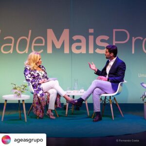 Ana Bustorff Instagram - Posted @withregram • @ageasgrupo O segundo dia da Conferência MaisIdadeMais terminou com o desejo de criar uma sociedade mais integradora, que não coloque prazos de validade aos mais velhos. ✨
⠀⠀⠀⠀⠀⠀⠀⠀⠀⠀
Pelo palco do Teatro Armando Cortez passaram diversas caras conhecidas, como Ana Bustorff e Liliana Campos, mas também representantes do Grupo Ageas, a 55  e o projeto PROXIM(IDADE) da Santa Casa de Misericórdia da Redinha, que partilharam histórias emocionantes e testemunhos verdadeiramente impactantes. 🗨
⠀⠀⠀⠀⠀⠀⠀⠀⠀⠀
Esta iniciativa do Grupo Ageas Portugal com o Correio da Manhã enalteceu os mais velhos, e relembrou a todos: temos de cuidar melhor de quem cuidou de nós.💙
⠀⠀⠀⠀⠀⠀⠀⠀⠀⠀
#GrupoAgeasPortugal #GrupoAgeas #Ageas #MaisIdadeMais #envelhecimento #saúde #rendimento #bemestar #proteção #histórias #experiências #soluções #envelhecimentoativo