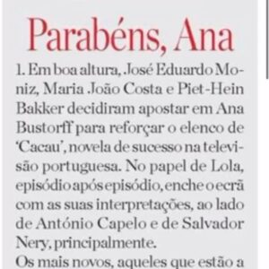Ana Bustorff Instagram - @cacautvioficial @ficcaocacau 
@pluraloficialpt 
@mjcarioca @_edgardmiranda 🌟

@pauloabreu4 🙏