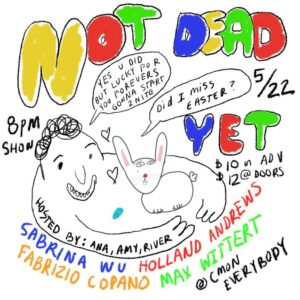 Ana Fabrega Instagram - Not Dead Yet is back on May 22nd 🥲 You’ll never guess where the ticket link is…