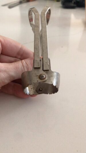 Ana Matronic Instagram - Help a gal out - wth is this? Some sorta vegetable trimmer for your aspic sculptures? Found in my MIL’s kitchen…edited: a vintage melon baller sez @bonsmom0129 🔔🔔🔔