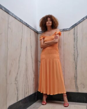 Ana Sofia Martins Instagram - 🔸️🔶️🔸️🔶️🔸️🔶️
Dress: @hardingegeorgia 
Jewelry: @mateolisbon @mateonewyork
Glam: @elodiefiuza