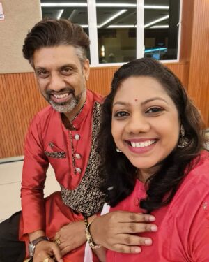 Anand Rajaram Instagram - @puwaneswari0501 is an amazing vocalist with a great range !!! I had the pleasure of singing a duet with her in @yuwajiyaar ‘s upcoming project !!! Wishing u all the best Puwa