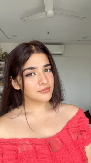 Ananya Agarwal Instagram - Couldn’t skip a Sabrina Carpenter trend! could i? 🥀🖤