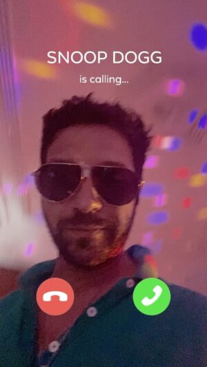 Anas El Baz Instagram - Sorry, but my friend @snoopdogg is calling me 🤣📲