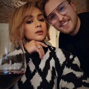 Anastasia Novie Instagram - Time flies when you're having fun and it's hard to believe that it's already been four years since we said 'I do...' 
I'm so thankful for all the wonderful memories we've made together and here's to many more years of love and laughter... 
You are my best friend, my confidante, and my beloved. I'm so thankful for our 4 years of marriage. Happy 4th anniversary... amore mio .. 🩷

#anniversary
#4th
#8december
#dinner
#mylife
#mystory
#italy
#love
#winter
#marriedlife