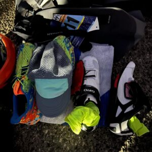 Anders Holm Instagram - Woke up this morning at 4AM to go do the @malibutri for… fun??? Yep. Great time. Great race. And a great cause - raising money for @childrensla !!! Good luck to everyone racing tomorrow and see you next year when I rope in @adamdevine and @blakeanderson for TOTAL CELEB TRI-RELAY DOMINATION!!! (yes I’m riding a full suspension gravel bike in a road race, give me a break I haven’t done one of these in 20 years) #forthegram