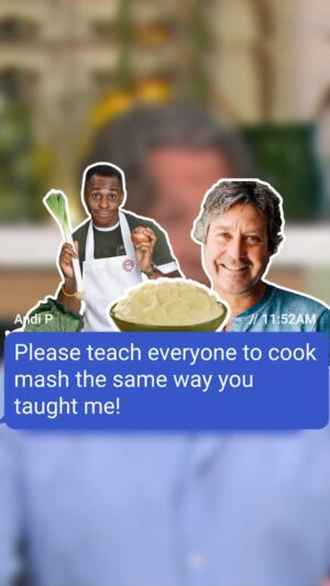 Andi Peters Instagram - My Mashed Potatoes moment of fame 🤩