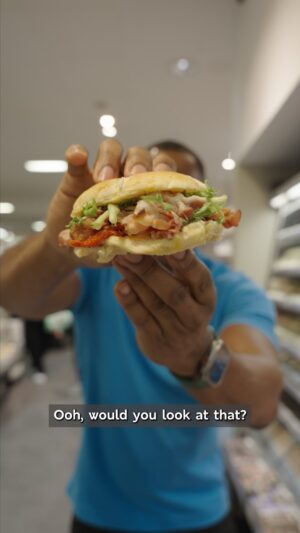 Andi Peters Instagram - Say HELLO to the tastiest NEW addition to M&S Food ...no, not me, I’ve been in the @marksandspencer family for years!  It’s the HOT CROSS BUN BLT - yes you read that correctly! I might have even played a part in developing it 😉 #ad (I didn’t!)