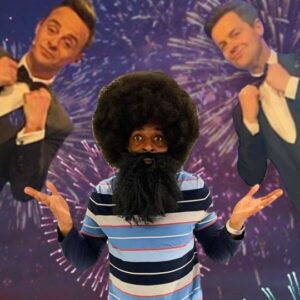 Andi Peters Instagram - No more Takeaways! No more bubbles! #takeaway #finale #itv #wig #awesometime