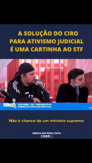 André Alba Instagram - A contradição do Ciro é absoluta e maravilhosa! 😂👊🏻