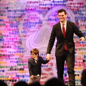 Andre Burakovsky Instagram - Had an awesome time rockin the runway with my buddy Weston at the Avs Charity Brunch! Thanks to everyone for coming and for contributing to a great cause.