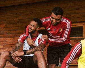 Andre Gray Instagram - Happy birthday brother! Keep leading, keep speaking. @T_Deeney ❤️