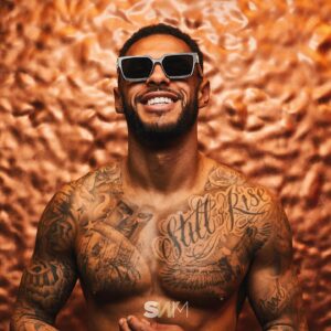 Andre Gray Instagram - Linked up with @SportsWorldMagazine for the latest issue of their lifestyle magazine. Stay tuned for more! 💫