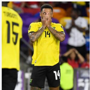Andre Gray Instagram - We learn more in our failures than our victories, and thats what we will do as much as this hurt.

My biggest honour is representing jamaica and now its time to focus on the biggest and most difficult goal which is to reach the world cup! 

I believe in us

One love for all the support throughout 🖤💚💛

@jff_football 🇯🇲