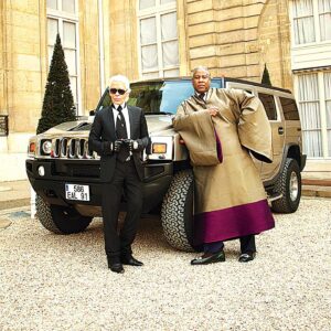 André Leon Talley Instagram - “I’ve known Karl since 1975; we met for the first time at The Plaza hotel in New York over tea with Andy Warhol. Karl mentored me in everything: French history, literature, the history of fashion, art.”

@voguemagazine #thechiffontrenches #metball #karllagerfeld @robert_fairer June 2010