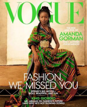 André Leon Talley Instagram - Vogue; All-IN!  @amandascgorman cover of Vogue is not only brilliant and modern, it is in the history of the great magazine, a first. A first for so many levels, but more importantly, its the first time a poet , an African-American poet, has appeared on the cover. It is historical because a black man @virgilabloh of @louisvuitton designed the Kente cloth, classic African heritage cotton, from his native Ghanian culture.  The poet laureate, Amanda read her exceptional poem; The Hill We Climb at the 2021 Inaugural of President Joe Biden and Vice-President Kamala Harris.
We ALL: we  are continuing to climb hills, hills of healing, hills of forgiving, and climbing hills and mountains of overcoming all adversity, systemic racism and inequity.
Dame Anna Wintour  accelerates  her promise of inclusivity and diversity, gently putting her Manolo Blahnik sandals to the metal.  This cover is yet another soaring moment in the history of Condé Nast - It is a cover all mother's and grandmothers and aunties of any color would want their young daughters to see and experience. Exceptionalism and Excellent creative force done by photographer @annieleibovitz styled by fashion editor @gabriellak_j  #vogue #cfda #louisvuitton #virgilabloh #kente #tomford #dvf #ralphrucci #alexandrakotur #monoloblahnik #arimelber