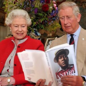 André Leon Talley Instagram - The future King of England, born the same year as I, and his mother, Queen Elizabeth II, reading The Chiffon Trenches. It's a wonder I reached royal eyes. Brighter minds know this is simply not real but we can dream. It's Photoshopped, pranked up, by Nadine Johnson. But I was amused, so I share this levity in a summer season as people need something to read. #thechiffontrenches
