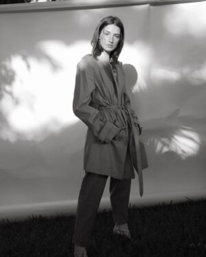 Andrea Bartlow Instagram - One of my favorite shoots from early last year in Miami, a series..
I remember this day so well; we got the entire set finished, our first look ready and we had everything in place. The next moment, it started pouring- so we all scrambled to pick up wardrobe and the backdrop and everything we could as quickly as possible and got inside. It was a clusterf****. 🙃
20 minutes later the sun was out again and we set it all back up...
All this to say: Sometimes it takes a cluster**** to make magic. I like to think that darkness and light are very connected. You cannot have one without the other and sometimes their closeness produces the best art.
Thank goodness we didn’t go home because these are some of my favorite photos to date. 
It took extra effort and time, but I couldn’t be happier with what we created. 
A small reminder that dark times lead to the brightest ones. Hang in there. 

Thanks for being a real one @piraccci 🤘🏻