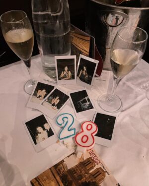 Andrea Bartlow Instagram - Being romantic in Paris with my best friend: a series 
#anotheryearwiser 🎂