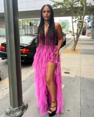 Andrea Cortés Instagram - Last night’s celebration was so beautiful! I couldn’t be more thankful and proud to be a part of this family. 

“Mayans M.C.” Season 5 premieres tonight on FX and streams tomorrow on Hulu. I hope you will take this last ride with us! 

PS I didn’t take any photos last night cause I was having too much fun! I know many of you did so send me what you have! 😅

Makeup: @bobbierileybeauty 
Hair: @tiararouge_ 
Nails: @calitamaz 

#MayansFX#MayansMC#fx#hulu#family #blessed