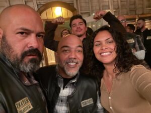 Andrea Cortés Instagram - We had plenty of fun in between takes of mourning Creeper. Miss spending my days with these guys! 

#MayansFX #MayansMC