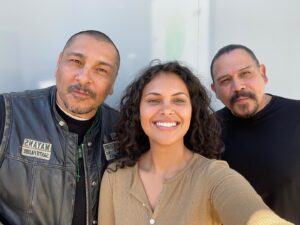 Andrea Cortés Instagram - We had plenty of fun in between takes of mourning Creeper. Miss spending my days with these guys! 

#MayansFX #MayansMC