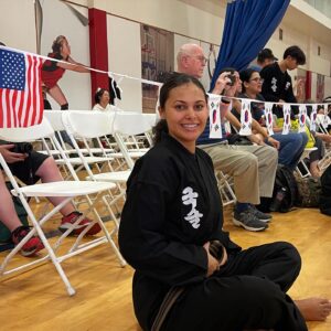 Andrea Cortés Instagram - Today I competed in a Kuk Sool Won tournament for the first time. I am proud of the training I put in for this, happy with the outcome, and super thankful for the teachers I have through this journey. 

Categories competed in:
Techniques 🥇
Form 🥉

#KukSoolWon #martialarts