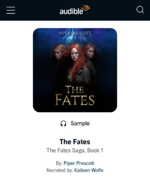 Andrea Levesque Instagram - The Fates, book 1 of my new fantasy series, is out now on Audible! (Again, Piper Prescott is my fantasy pen name, as most of my work is mystery/thriller). Swipe for a quick blurb. Are you giving it a read? You can get a copy FREE with an audible trial through my link in bio, if you’re interested. Hope you love it!