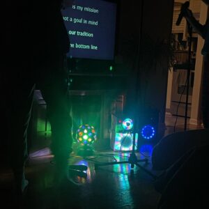 Andrea Levesque Instagram - Two amazing things happened at once - my girlfriend had a birthday and we got a new karaoke machine. Those wireless mics are a level UP. 
Swipe if you want me to blow you AWAY with some ballads… because who doesn’t love listening to other people karaoke?
Also love how my girlfriend claims to be shy at karaoke and then has the entire crowd waving and laughing… @jennasawan 🤷🏼‍♀️