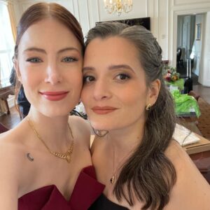 Andrea Levesque Instagram - Get ready for a series of posts from the Steckler Levesque wedding 🔔 👰‍♀️ 👰‍♂️ @blondemaze @arianna.steckler.levesque
