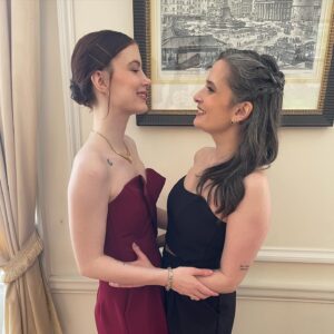 Andrea Levesque Instagram - Get ready for a series of posts from the Steckler Levesque wedding 🔔 👰‍♀️ 👰‍♂️ @blondemaze @arianna.steckler.levesque